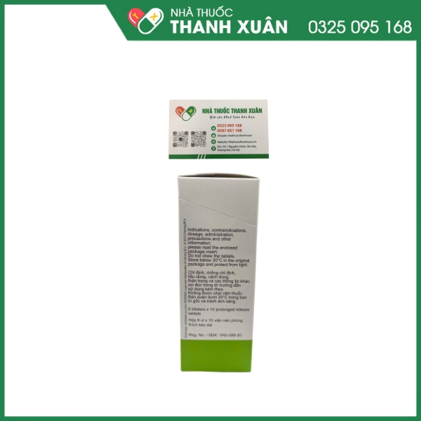Viên uống Pentasa Tablet 1g trị viêm ruột mãn tính (6 vỉ x 10 viên)